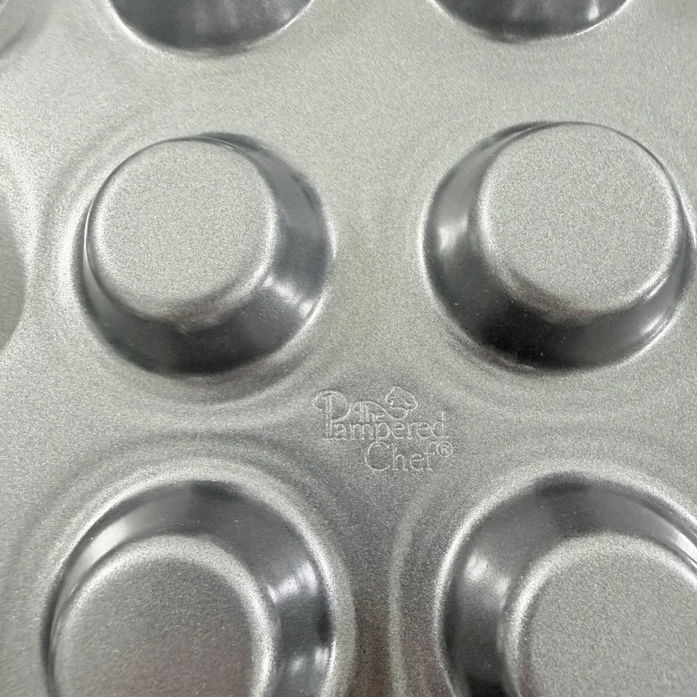 Pampered Chef Mini Muffin Cupcake‎ Tart Pan 24 Hole #1606 Non Stick